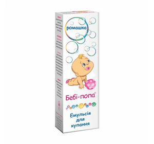 Бебі-попа®, емульсія для купання з екстрактом ромашки,200 мл Бебі-попа®, емульсія для купання з екстрактом ромашки,200 мл