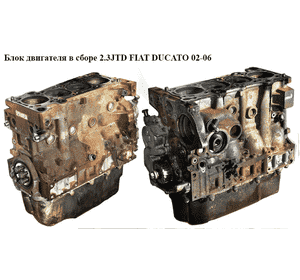 Блок двигателя в сборе 2.3JTD  FIAT DUCATO 02-06 (ФИАТ ДУКАТО) (F1AE0481C, 1609095980)