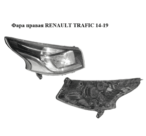 Фара правая   RENAULT TRAFIC 14-19 (РЕНО ТРАФИК) (260108047R)