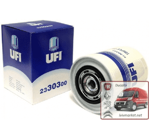 Масляный фильтр Fiat Ducato 244 (2002-2006) 71713782,1606267480,1109AQ,71753740,504006145, 2994057,UFI2330300 Масляный фильтр Fiat Ducato 244 (2002-2006) 71713782,1606267480,1109AQ,71753740,504006145, 2994057,UFI2330300