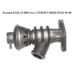 Клапан ЕGR 2.0 HDI механический CITROEN BERLINGO 96-08 (СИТРОЕН БЕРЛИНГО) (9635651080, 1628LQ) Клапан ЕGR 2.0 HDI механический CITROEN BERLINGO 96-08 (СИТРОЕН БЕРЛИНГО) (9635651080, 1628LQ)