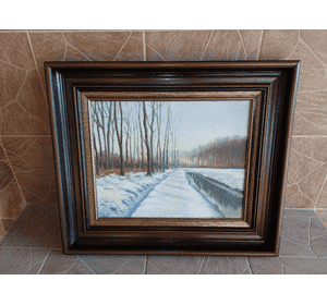 Картина мальована Зима (4256). Дніпро