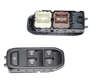 Блок управления стеклоподъемниками  передней левой двери 4 стекла DACIA DUSTER 17- (ДАЧИЯ ДАСТЕР) (809613649R, Блок управления стеклоподъемниками  передней левой двери 4 стекла DACIA DUSTER 17- (ДАЧИЯ ДАСТЕР) (809613649R,