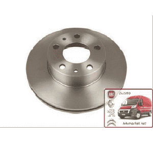 Тормозной диск вентилируемый передний R15 Citroen Jumper 51728377, FAST FT31007 Тормозной диск вентилируемый передний R15 Citroen Jumper 51728377, FAST FT31007