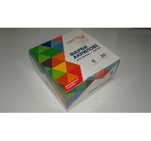 Набір акрилових фарб для декору ROSA START, матовий, 9 кол.* 20 мл, Набір акрилових фарб для декору ROSA START, матовий, 9 кол.* 20 мл,