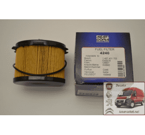 Топливный фильтр Фиат Скудо / Fiat Scudo 220 (1995-2004) 9628890680 MEAT DORIA MD4240 Топливный фильтр Фиат Скудо / Fiat Scudo 220 (1995-2004) 9628890680 MEAT DORIA MD4240