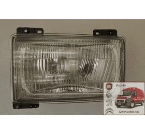 Фара передняя левая Фиат Дукато / Fiat Ducato 290 (1989-1994) 7660570, 7660574,5936225, 620459,620461,570109-E,550-1111L-LD-E Фара передняя левая Фиат Дукато / Fiat Ducato 290 (1989-1994) 7660570, 7660574,5936225, 620459,620461,570109-E,550-1111L-LD-E
