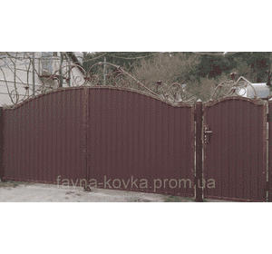 Ворота закриті профнастилом (200) Ворота закриті профнастилом (200)