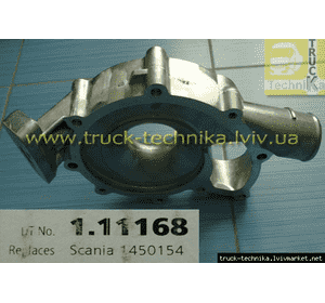 Корпус водяної помпи двигуна Scania Корпус водяної помпи двигуна Scania