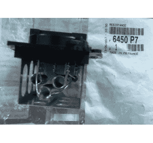 Регулятор вентилятора печки без AC (реостат, резистор) Peugeot Partner M49 (1996-2003)) 6450 P7,VAL848309A,WTE28204,6450P7,6450.P7