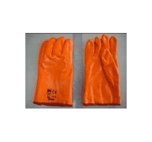 Перчатки флуоресцентные короткие (30см) ГЛАДКИЕ.