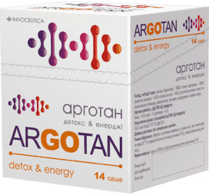 Арготан Детокс, гранульований порошок по 5000 мг у саше №14,ДД Арготан Детокс, гранульований порошок по 5000 мг у саше №14,ДД
