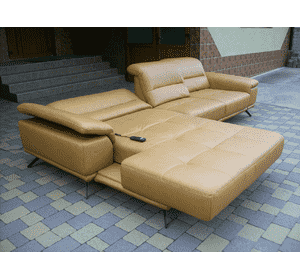 Новий шкіряний кутовий диван  HUKLA (6291)