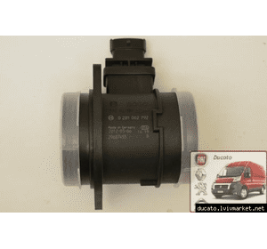 Расходомер воздуха Fiat - Doblo (2000-2005) 1.3 Mjtd (1248 куб.см.) BOSCH 0281002792 Расходомер воздуха Fiat - Doblo (2000-2005) 1.3 Mjtd (1248 куб.см.) BOSCH 0281002792