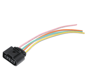 Фишка, разъем  4 пина с проводами 15 см (Новая) SKODA OCTAVIA A7 2013-2020 (ШКОДА ОКТАВИЯ А7) (1J0973724) Фишка, разъем  4 пина с проводами 15 см (Новая) SKODA OCTAVIA A7 2013-2020 (ШКОДА ОКТАВИЯ А7) (1J0973724)