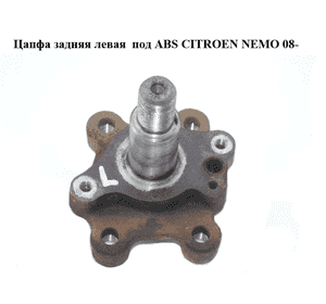 Цапфа задняя левая  под ABS CITROEN NEMO 08- (СИТРОЕН НЕМО) (517642) Цапфа задняя левая  под ABS CITROEN NEMO 08- (СИТРОЕН НЕМО) (517642)