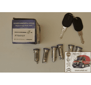 Комплект замков (сердцевина, личинка, замок) Fiat Ducato 230 (1994-2002) 1313412080,1303833614,4162C0,4162T6,VAL256032,FT94107 Комплект замков (сердцевина, личинка, замок) Fiat Ducato 230 (1994-2002) 1313412080,1303833614,4162C0,4162T6,VAL256032,FT94107