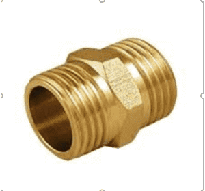 Ніпель латунний редук.  1/2" х 3/4" Ніпель латунний редук.  1/2" х 3/4"