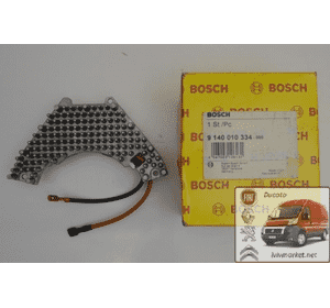 Регулятор вентилятора печки 4 выхода (реостат) Fiat Scudo 220 (1995-2004) BOSCH 9140010334 Регулятор вентилятора печки 4 выхода (реостат) Fiat Scudo 220 (1995-2004) BOSCH 9140010334