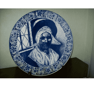 Декоративна тарілка Delft Blue  (4254/2). ДНІПРО