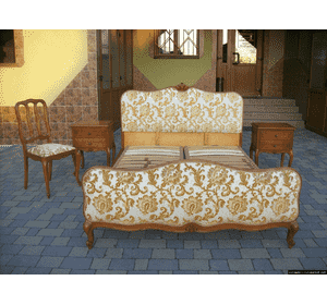 Ліжко  Луї + 2 тумбочки + крісло (4620) Ліжко  Луї + 2 тумбочки + крісло (4620)