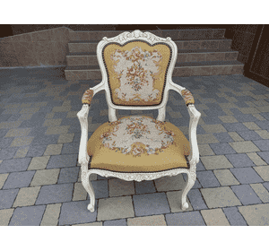 Крісло з підлокотниками в стилі Луї (6386)