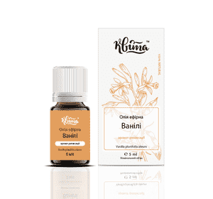 Ефірна олія Ваниль Квіта 5 мл 100% натуральна Ефірна олія Ваниль Квіта 5 мл 100% натуральна