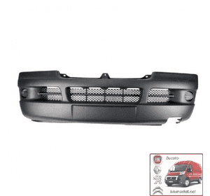 Бампер передний (черный) Fiat Ducato 244 (2002-2006) 5510-00-2093902P Бампер передний (черный) Fiat Ducato 244 (2002-2006) 5510-00-2093902P