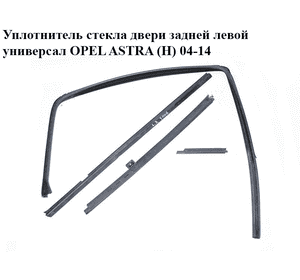 Уплотнитель стекла двери задней левой  универсал OPEL ASTRA (H) 04-14 (ОПЕЛЬ АСТРА H) (13290333, 24468026,