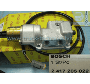 Електроклапан вимкнення паливної помпи SCANIA Електроклапан вимкнення паливної помпи SCANIA