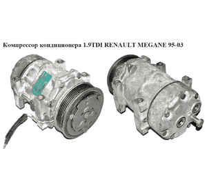 Компрессор кондиционера 1.9TDI  RENAULT MEGANE 95-03 (РЕНО МЕГАН) (7700866828В, 7700866828) Компрессор кондиционера 1.9TDI  RENAULT MEGANE 95-03 (РЕНО МЕГАН) (7700866828В, 7700866828)