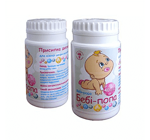 Бебі-попа®, присипка дитяча, 40 г Бебі-попа®, присипка дитяча, 40 г