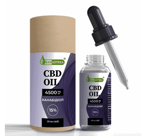 Канабідіол CBD олія 15% 4500 мг, туба 30 мл. Канабідіол CBD олія 15% 4500 мг, туба 30 мл.
