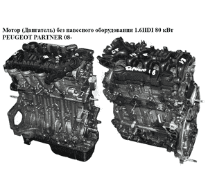 Мотор (Двигатель) без навесного оборудования 1.6HDI 80 кВт PEUGEOT PARTNER 08- (ПЕЖО ПАРТНЕР) (9HZ) Мотор (Двигатель) без навесного оборудования 1.6HDI 80 кВт PEUGEOT PARTNER 08- (ПЕЖО ПАРТНЕР) (9HZ)