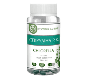 Спіруліна Р.К. Chlorella 60 кап. Спіруліна Р.К. Chlorella 60 кап.