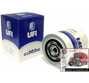 Масляный фильтр Ситроен Джампер / Citroen Jumper (1994-2002) 71713782,1606267480,1109AQ,71753740,504006145, 2994057,UFI2330300 Масляный фильтр Ситроен Джампер / Citroen Jumper (1994-2002) 71713782,1606267480,1109AQ,71753740,504006145, 2994057,UFI2330300