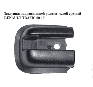 Заглушка направляющей ролика  левой средней RENAULT TRAFIC 00-14 (РЕНО ТРАФИК) (8200675629) Заглушка направляющей ролика  левой средней RENAULT TRAFIC 00-14 (РЕНО ТРАФИК) (8200675629)