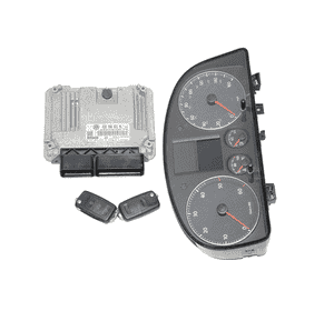 Блок управления двигателем комплект 1.9TDI (панель приборов в милях и км.) VOLKSWAGEN TOURAN 03-10 Блок управления двигателем комплект 1.9TDI (панель приборов в милях и км.) VOLKSWAGEN TOURAN 03-10