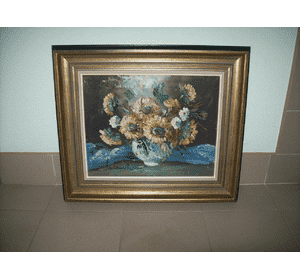 Картина мальована Квіти в вазі (5641)
