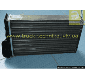 Радіатор пічки теплообмінник 157x330x42mm RVI KERAX, MIDLUM, PREMIUM
