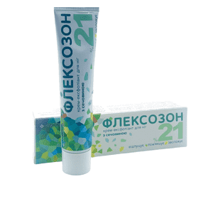 Флексозон, крем для догляду за сухою, грубою та потрісканою шкірою стоп, 41 г Флексозон, крем для догляду за сухою, грубою та потрісканою шкірою стоп, 41 г