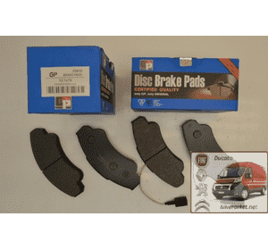 Тормозные колодки передние R-16 Фиат Дукато / Fiat Ducato 244 (2002-2006) 71770070,77362216,77364859,71752978,10.1479 Тормозные колодки передние R-16 Фиат Дукато / Fiat Ducato 244 (2002-2006) 71770070,77362216,77364859,71752978,10.1479