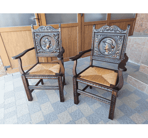 Пара антикварних крісел Bretonse (6690)