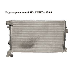 Радиатор основной   SEAT IBIZA 02-09 (СЕАТ ИБИЦА) (6Q0121253AD)