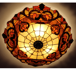 вітражна люстра вітражна люстра