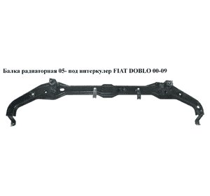 Балка радиаторная  05- под интеркулер FIAT DOBLO 00-09 (ФИАТ ДОБЛО) (51755706) Балка радиаторная  05- под интеркулер FIAT DOBLO 00-09 (ФИАТ ДОБЛО) (51755706)
