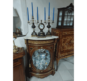 Камінний годинник з канделябрами Limoges (2879) Камінний годинник з канделябрами Limoges (2879)