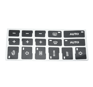 Наклейки  кнопок блока управления печкой AUDI A4 B-6 00-06 (АУДИ А4 ) Наклейки  кнопок блока управления печкой AUDI A4 B-6 00-06 (АУДИ А4 )