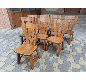 Комплект деревяних стільців (6416)