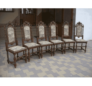 Комплект антикварних стільців (6 штук)